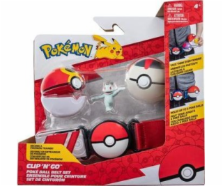 Figurka pokémona: Clip  N  Go Pokeball Premium Belt + Machop