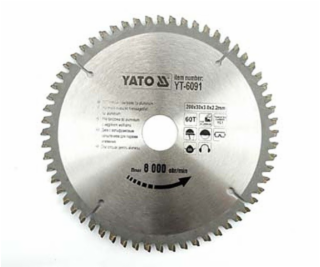 Yato Kotoučová pila na hliník 250x30mm 100z YT-6095