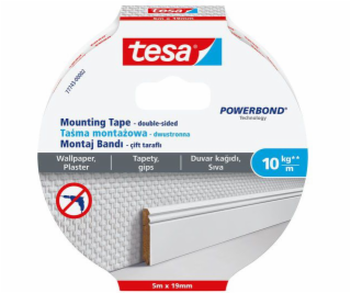 Tesa Montážní páska na tapety a omítky 19mm x 5m (H7774302)