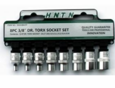 Honiton Torx sada zásuvek 3/8 E6-E16 8 ks. (H3008)