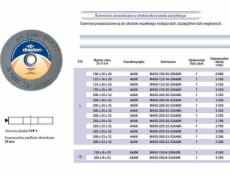 Techniflex INCOFLEX BRUSNÝ KOTOUČ 150 x 20 x 20 ŠEDÝ A60K7V IFT450-150-20-20A60K