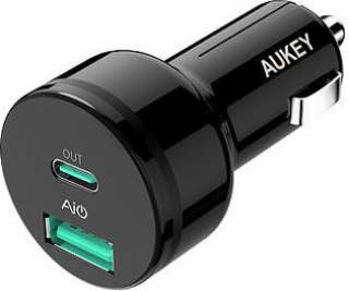 Aukey CC-Y7 nabíječka 1x USB-A 1x USB-C 3A (CC-Y7)