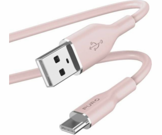 Puro USB-A – USB-C kabel USB 1,5 m růžový (PUR676)