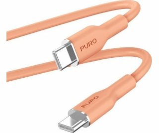 Puro USB-C – USB-C kabel USB 1,5 m oranžový (PUR674)