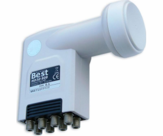 Best LNB Octo HD3D 808 satelitní konvertor 0,1dB