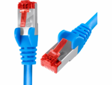 Spacetronik RJ45 CAT 6 S/FTP kabel AWG27 LSZH modrý 30m