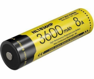 Nitecore BATERIE RECH. LI-ION 3,6V/NL1836HP (3600MAH) NIT...