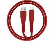 Energea USB-A - Lightning USB kabel 1,5 m červený (CBL-NF-RED150)