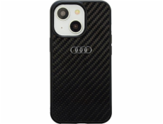 Audi Carbon Fiber iPhone 14 6.1 černo/černý pevný obal AU-TPUPCIP14-R8/D2-BK