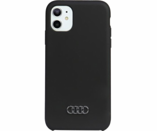 Silikonový obal Audi iPhone 12/12 Pro 6.1 černý/černý pev...