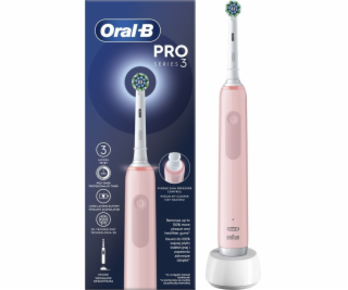 Braun Szczoteczka elek. Oral-B PRO3 Pink X-Clean