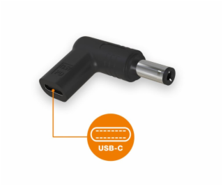 USB-C napájecí redukce 5,5 x 2,1 mm pro notebooky Acer/Co...