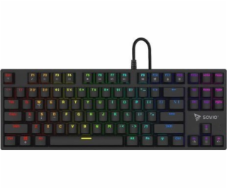 Mechanická klávesnice Savio Tempest x2 RGB, Outemu BLUE