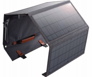 Choetech SC006 foldable solar charger 40W 1xUSB QC, 1xUSB...