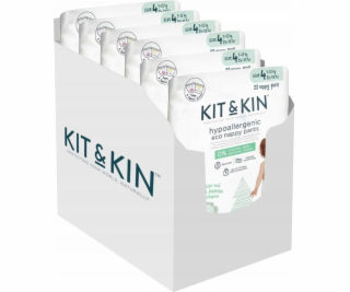 Kit and Kin, Plenky Nappy Kalhotky 4 (9-15kg), Hroch/Leop...