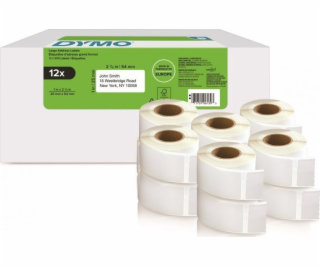 DYMO LW-Rücksendeetiketten Vorteilspack 25x54mm 12Rl 500St/R