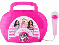 Ekids Boombox Reproduktor Mikrofon Karaoke 2v1 Pro děti Baby Téma Panenka Barbie / Be-115.11mv22