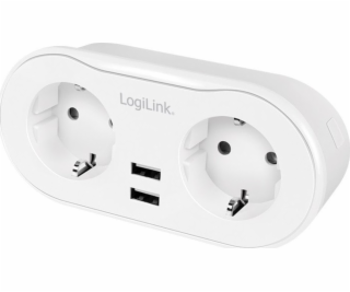 LogiLink  2 chytré Wi-Fi zásuvky bílé