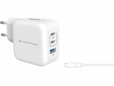 nabíječka CONCEPTRONIC Ladegerät 3Port 67W, 2xUSB-C, 1xUSB-A 1,5m ws