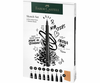 Faber-Castell FABER-CASTELL Sada Pitt Artist Pen + Sketch...