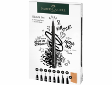 Faber-Castell FABER-CASTELL Sada Pitt Artist Pen + Sketchbook