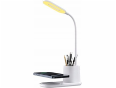 Stolní lampa Rebeltec Stolní lampa s 15W indukční nabíječkou Rebeltec W601 bílá