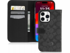 Coach  Folio Signature C Case – Flip Case 2 v 1 pro iPhone 15 Pro (uhlové)