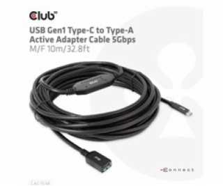 BAZAR - Club3D Kabel USB-C na USB-A, Aktivní adaptér/kabe...