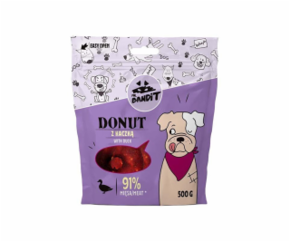 PAN. BANDIT DONUT s kachnou - psí pochoutka - 500 g