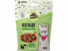 PAN. BANDIT SUSHI s králíkem a rybou - psí pochoutka - 500 g