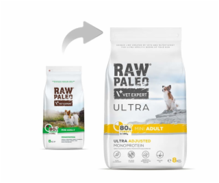 RAW PALEO Ultra Mini Adult Turkey - suché krmivo pro psy ...