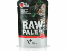 RAW PALEO Kitten Cat Beef - mokré krmivo pro koťata - 100 g