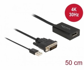 Adapter DVI Stecker > DisplayPort 1.2 Buchse, 4K mit HDR ...