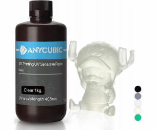 Anycubic UV pryskyřice - Čirá - 1kg