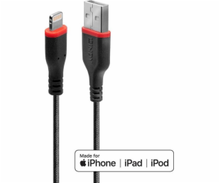 Lindy KABEL USB-A TO LIGHTNING 1M/REINFORCED 31291 USB ka...