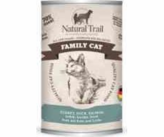 NATURAL TRAIL Cat  Family Turkey, Duck,Salmon 400g