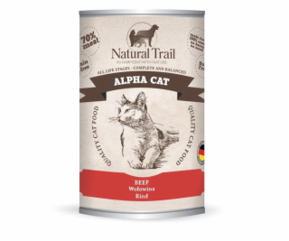 NATURAL TRAIL Cat  Alpha Beef puszka 400g