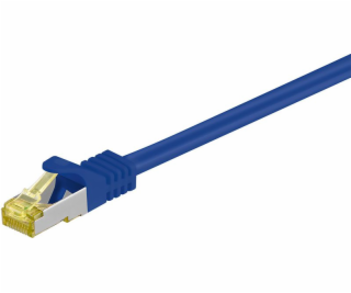 RJ-45 Patchkabel Cat 6.a S/FTP (PIMF), mit Cat.7 Rohkabel