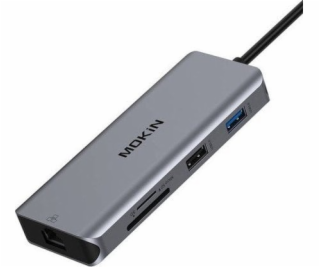 MOKiN 9v1 Dokovacia stanica pre notebooky USB C na 2x USB...