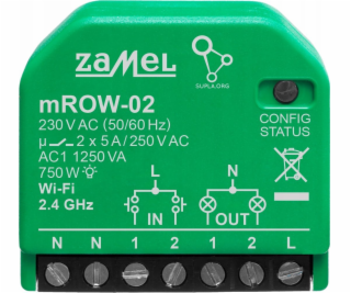 Zamel Supla - 2kanálový Wi-Fi přijímač s monitorem energi...