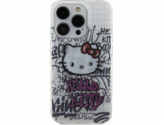 Sourcing Hello Kitty HKHCN61HDGPHT iPhone 11 / Xr 6.1 bílý/bílý pevný obal IML Kitty On Bricks Graffiti