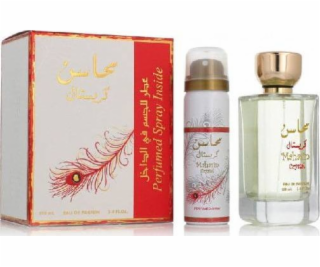 Lattafa  Mahasin Cristal Red EDP 100ml + deo