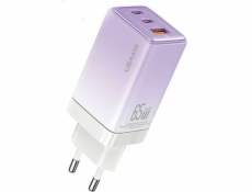 Usams  CC180 65W PD QC USB A+C+C nabíječka