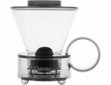 Clever  Dripper - Skleněný kávovar 500ml, transparentní šedý