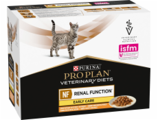 PURINA Feline Veterinary Diets NF Renal Function Chicken - mokré krmivo pro kočky - 10x85 g