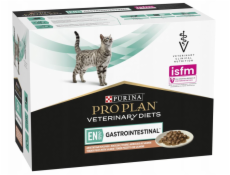 PURINA Pro Plan Veterinary Diets EN St/Ox Gastrointestinal Losos - vlhké krmivo pro kočky - 10x85 g