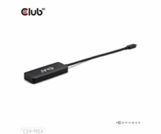 Club3D hub MST USB-C na 3xDisplayPort, Single: 8K30Hz, Tr...