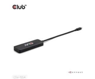 Club3D hub MST USB-C na 3xHDMI, Single: 8K30Hz, Triple: 4...