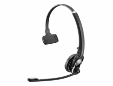 EPOS | SENNHEISER IMPACT DW Pro 1 USB ML - EU Sluchátka s mikrofonem Bezdrátový Přes hlavu Kancelář / call centrum Černá, Stříbrná