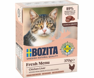 BOZITA Wątróbka drobiowa w sosie - dla kota - 370g